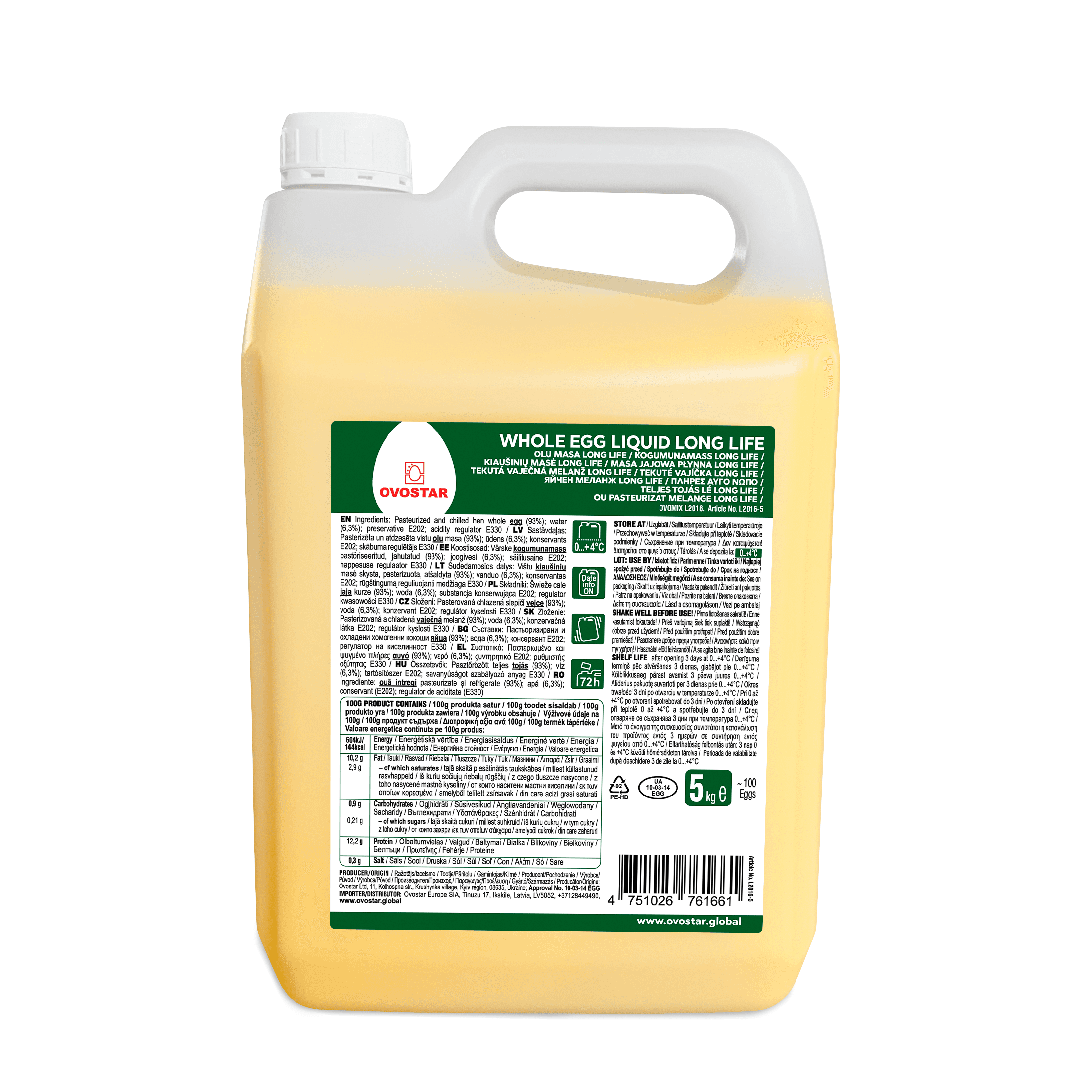 Flydende helæg – long life (5L)